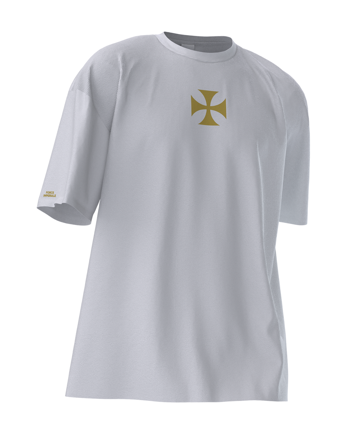 Oversize DEUS VULT blanc ÉDITION LIMITÉE