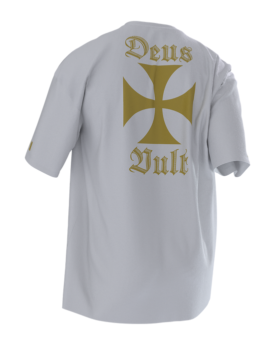 Oversize DEUS VULT blanc ÉDITION LIMITÉE