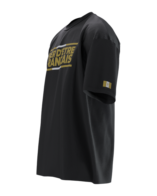 T-shirt PATRIOTE noir ÉDITION LIMITÉE