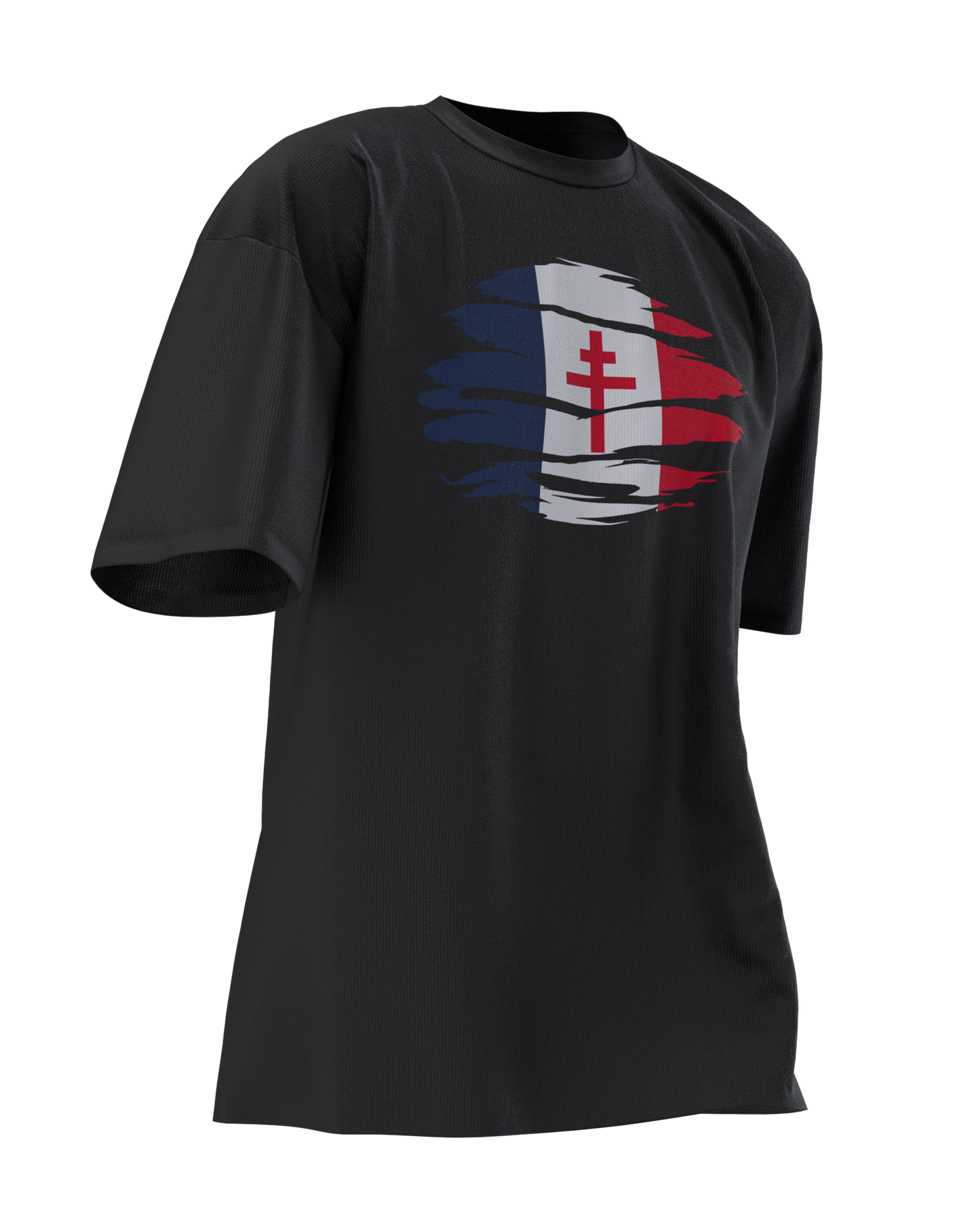 Tee-shirt "France libre" noir
